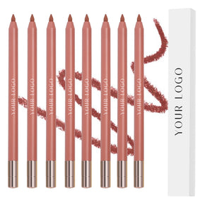 PRIVATE LABEL, 100pcs Wholesale Luxury PREMIUM Quality Vegan, Cruelty Free, Waterproof Lip Liner Pencil, Long Lasting Lip Marker, Luxury Twist up Sharpener High Pigmented Lipliner. 8 Shades