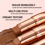 PRIVATE LABEL, 10,000 pcs Wholesale Luxury PREMIUM Quality Vegan, Cruelty Free, Rose Gold Luxurious Concealer Highlight Bronzer Contour Stick for Enhanced Face Contouring 4 Shades