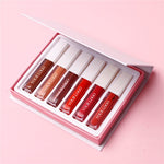 PRIVATE LABEL, Wholesale Luxury PREMIUM Quality Vegan, Cruelty Free Non-Sticky High-Shine Shimmer  Glossy Juicy Lipgloss/ Matte Liquid Lipstick Sheer Finish 6 pcs Lipgloss Lip Kit. 98 Shades