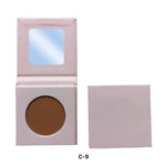 PRIVATE LABEL, 100pcs Wholesale Luxury PREMIUM Quality Vegan, Cruelty Free Custom Cute Pink Square Inner Round Pressed Powder High Pigmented Single Blush/ Contour Bronzer Palette 20 Shades