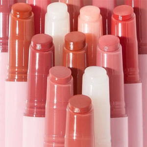 PRIVATE LABEL, 100pcs Wholesale Luxury PREMIUM Quality Vegan, Cruelty Free Custom Pink Long Lasting High Hydrating Plumping Lipstick Natural Silk Texture Tinted Lip Balm Pen