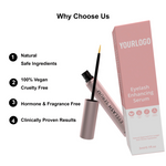 PRIVATE LABEL, Wholesale Luxury PREMIUM Quality, Vegan, Cruelty Free, Professional New Luxury Rapid 3D Max Applicator, Bio Activating Eyebrow and Eyelash Growth Serum 3ml