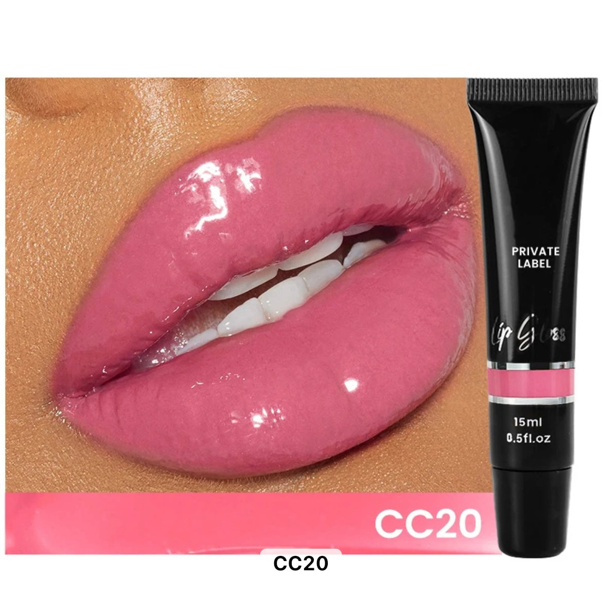 PRIVATE LABEL, 100pcs Wholesale Luxury PREMIUM Quality Vegan, Cruelty Free Moisturizing, Nourishing Pigmented Lipgloss, Long Lasting Non-sticky Juicy Lipgloss