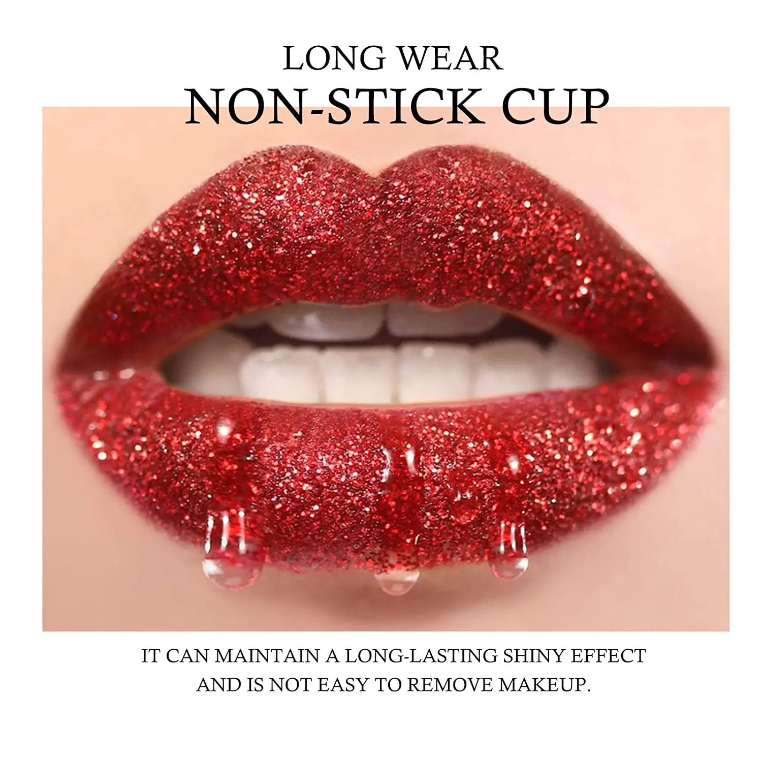 PRIVATE LABEL 100 Piece Wholesale Waterproof ,PREMIUM Quality, Vegan, Cruelty Free Diamond Shining Lip Loose Glitter Powder, Lip Liner, Lip Primer, Brush, Glitter Lip Kit