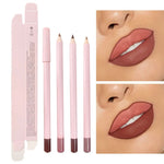 PRIVATE LABEL 100 Piece Wholesale Waterproof ,PREMIUM Quality, Vegan, Cruelty Free Custom Cute Pink Waterproof Long Lasting Lip Liner Pencil 24 Shades