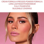 PRIVATE LABEL, 100pcs Wholesale Luxury PREMIUM Quality Vegan, Cruelty Free Long Lasting Cheek Lip Bronzer, Creamy Blush Palette, 2-in-1 Cream and Powder Blush Duo