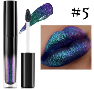 PRIVATE LABEL, 100 pcs Wholesale Luxury PREMIUM Quality Vegan, Cruelty Free, 
Waterproof, Transfer-proof, Long Lasting, High Pigmented Mesmerizing Multi-chrome Glitter Chameleon Lipgloss 14 Shades