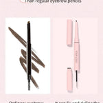 PRIVATE LABEL, Wholesale 100 pcs Luxury PREMIUM Quality, Retractable Makeup Pen 2-in-1 Brow Sculpting Lamination Gel and Tint Pencil Duo, Natural Brow Pencil with Brow Gel