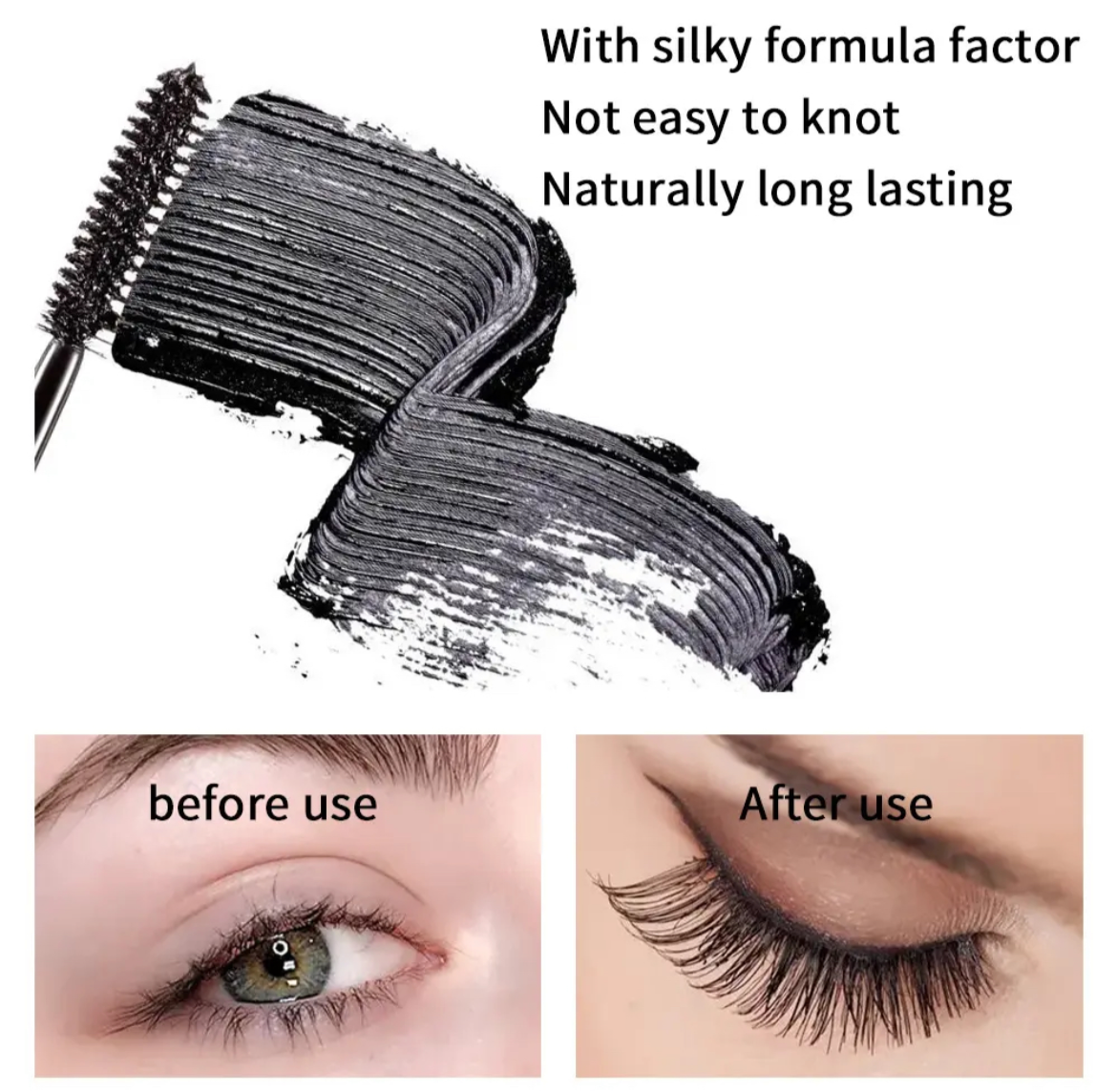 PRIVATE LABEL, 1000 pcs Wholesale Luxury PREMIUM Quality Vegan, Cruelty Free New Candy Cosmetics Milk Chocolate Volumizing Mascara, White Chocolate Curling Mascara, 3D Waterproof Lengthening Black Mascara