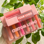 PRIVATE LABEL, 100pcs Wholesale Luxury PREMIUM Quality Vegan, Cruelty Free Pink Tube Long Lasting Glossy & Matte Creamy Liquid Blush 8 Shades