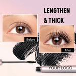 PRIVATE LABEL, Wholesale Luxury PREMIUM Quality, Vegan, Cruelty Free, Makeup Wholesale Keratin Oil Free 4D Long Lash Fibre, Infused with Growth Serum, Collagen and Hyaluronic Acid, Real Growth Effects Mascara, Better than Falsies Mascara