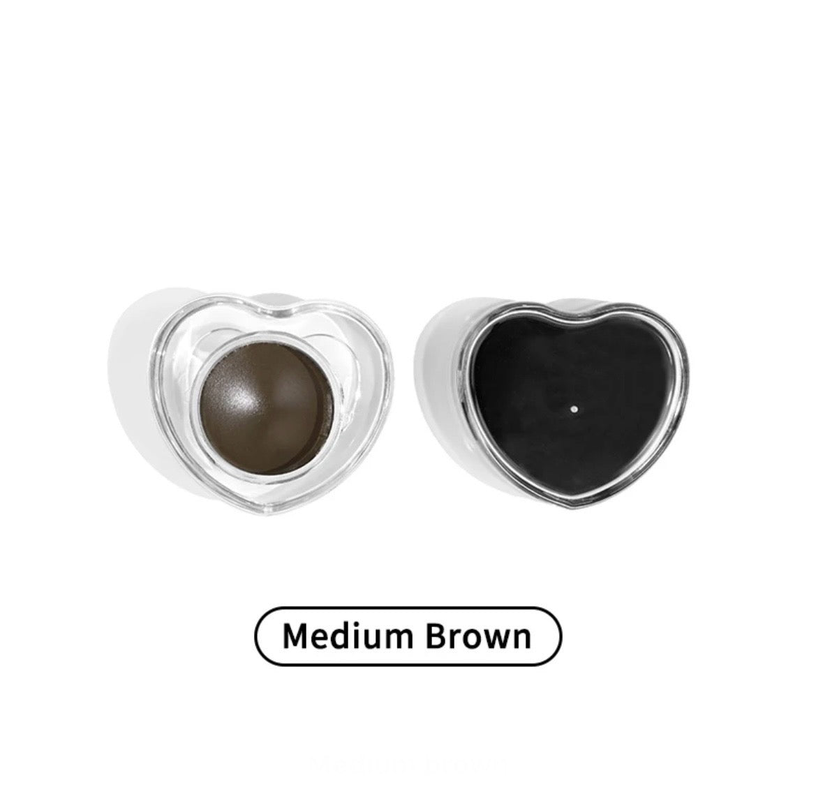 PRIVATE LABEL, 100 pcs Wholesale Luxury PREMIUM Quality Vegan, Cruelty Free 
Custom Heart Shaped Waterproof Eyebrow Filler, Gel Eyebrow Pomade. 23 Shades