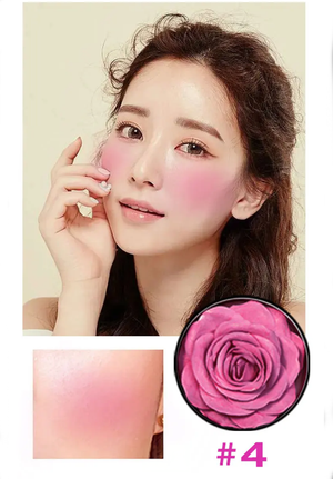 PRIVATE LABEL, 100pcs Wholesale Luxury PREMIUM Quality Vegan, Cruelty Free, 
Waterproof, Long Lasting 3D Blush Rose, Cheek Tint Flower Blush Powder 4 Shades