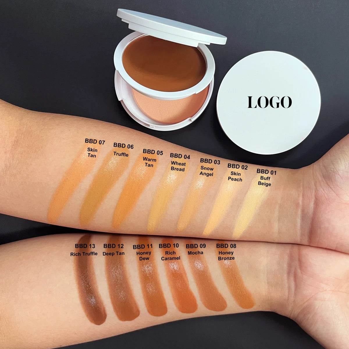 PRIVATE LABEL, Wholesale 100 Pcs Luxury PREMIUM Quality Vegan, Cruelty Free Full Coverage Waterproof Sweat proof Matte Long Lasting Concealer Cream Contour Foundation 14 Shades