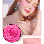 PRIVATE LABEL, 100pcs Wholesale Luxury PREMIUM Quality Vegan, Cruelty Free, 
Waterproof, Long Lasting 3D Blush Rose, Cheek Tint Flower Blush Powder 4 Shades