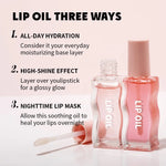 PRIVATE LABEL, 100pcs Wholesale Luxury PREMIUM Quality Vegan, Cruelty Free Hydrating Lip Glow Oil, Customizable Moisturizing Tinted Nourishing Juicy Lip Oil