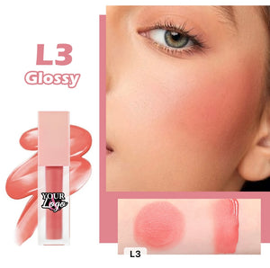 PRIVATE LABEL, 100pcs Wholesale Luxury PREMIUM Quality Vegan, Cruelty Free Pink Tube Long Lasting Glossy & Matte Creamy Liquid Blush 8 Shades