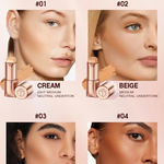 PRIVATE LABEL, 10,000 pcs Wholesale Luxury PREMIUM Quality Vegan, Cruelty Free, Rose Gold Luxurious Concealer Highlight Bronzer Contour Stick for Enhanced Face Contouring 4 Shades