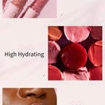 PRIVATE LABEL, 100pcs Wholesale Luxury PREMIUM Quality Vegan, Cruelty Free Custom Pink Long Lasting High Hydrating Plumping Lipstick Natural Silk Texture Tinted Lip Balm Pen