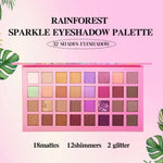 PRIVATE LABEL, 100pcs Wholesale Luxury PREMIUM Quality Vegan, Cruelty Free, Custom Cute Pink Package Eyeshadow Vendor, Waterproof High Pigment Luminous Shimmer Glitter Eye Shadow Palette 32 Shades