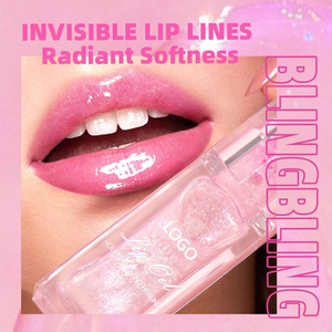 PRIVATE LABEL, 100pcs Wholesale Luxury PREMIUM Quality Vegan, Cruelty Free Clear Plumping Lipgloss, Moisturizing Fruity Tinted Color Changing Lip Oil