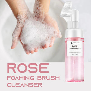 PRIVATE LABEL, Wholesale Luxury PREMIUM Quality Pre-Filled 200 Pcs Korean Vegan Amino Acid Cleansing Mousse Remove Makeup Moisturizing Face Wash Rose Foaming Facial Cleanser