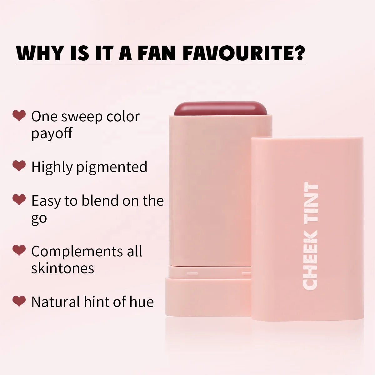 PRIVATE LABEL, 100pcs Wholesale Luxury PREMIUM Quality Vegan, Cruelty Free Best Pigmented Cream Blush Highlighter Lip and Cheek Tint Balm Makeup Blush Sticks