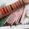 PRIVATE LABEL 100 Piece Wholesale Waterproof ,PREMIUM Quality, Vegan, Cruelty Free Custom Cute Pink Waterproof Long Lasting Lip Liner Pencil 24 Shades