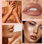 PRIVATE LABEL, 100pcs Wholesale Luxury PREMIUM Quality Vegan, Cruelty Free Face and Body Sparkling Skin Waterproof Dazzling Pearl Liquid Glow Highlighter 8 Shades