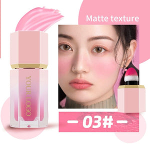 PRIVATE LABEL, 100pcs Wholesale Luxury PREMIUM Quality Waterproof Long Lasting Dual Use Liquid Blush (Free Shipping)