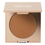 PRIVATE LABEL, 100pcs Wholesale Luxury PREMIUM Quality Vegan, Cruelty Free Best OEM Cosmetic Highlight and Bronzer Pressed Powder Talc Free Bronzer Contouring Palette 8 Shades