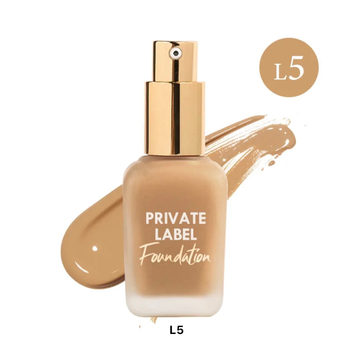 PRIVATE LABEL, Wholesale Luxury PREMIUM Quality Vegan, Cruelty Free Custom Ultra Luxury Waterproof Matte Finish Full Coverage Liquid Foundation with Hyaluronic Acid