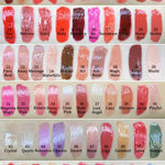 PRIVATE LABEL, 100pcs Wholesale Luxury PREMIUM Quality Vegan, Cruelty Free Custom Long Lasting, Waterproof Shiny Glossy Lip Plumping Lipgloss. 12 Shades