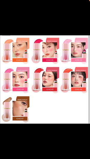 PRIVATE LABEL, 100pcs Wholesale Luxury PREMIUM Quality Waterproof Long Lasting Dual Use Liquid Blush (Free Shipping)