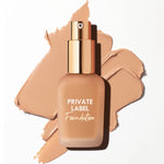 PRIVATE LABEL, Wholesale Luxury PREMIUM Quality Vegan, Cruelty Free Custom Ultra Luxury Waterproof Matte Finish Full Coverage Liquid Foundation with Hyaluronic Acid