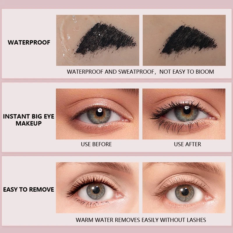 PRIVATE LABEL, 100pcs Wholesale Luxury PREMIUM Quality Vegan, Cruelty Free, Custom Pink Irregular Shape Mascara, Lightweight, Waterproof, Sweatproof, Volumizing, Waterproof Mascara, 3D Curl Mascara.