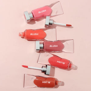 PRIVATE LABEL, 100pcs Wholesale Luxury PREMIUM Quality Vegan, Cruelty Free Korean Glow Lip/Cheek Tint Dewy Liquid Blush