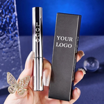 PRIVATE LABEL, 100 pcs Wholesale Luxury PREMIUM Quality Vegan, Cruelty Free 
Viral Metal Silver Plating Package, 4D Volume, Long Lasting Black Mascara with 360 Degree Self-Angled Threaded Brush for Even Coated Non-Clumping Lashes.