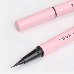 PRIVATE LABEL, 100pcs Wholesale Luxury PREMIUM Quality Vegan, Cruelty Free 
Pink Tube Thin Makeup Waterproof Magnetic Eyeliner Stencil Pencil Long Lasting Black Water Activated Liquid Eyeliner