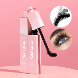 PRIVATE LABEL, Wholesale Luxury PREMIUM Quality, Vegan, Cruelty Free, Makeup Wholesale Lash Growth Serum Infused Mascara , Keratin 4D Fibre, Waterproof Long Lasting, Lengthening/ Volumizing Adjustable Mascara for Eyelash Growth 6ml