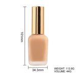 PRIVATE LABEL, Wholesale Luxury PREMIUM Quality Vegan, Cruelty Free Custom Ultra Luxury Waterproof Matte Finish Full Coverage Liquid Foundation with Hyaluronic Acid