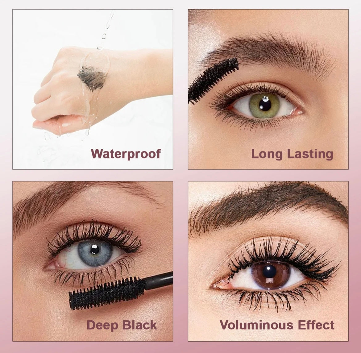 PRIVATE LABEL, Wholesale Luxury PREMIUM Quality, Vegan, Cruelty Free, Makeup Wholesale Keratin Oil Free 4D Long Lash Fibre, Infused with Growth Serum, Collagen and Hyaluronic Acid, Real Growth Effects Mascara, Better than Falsies Mascara