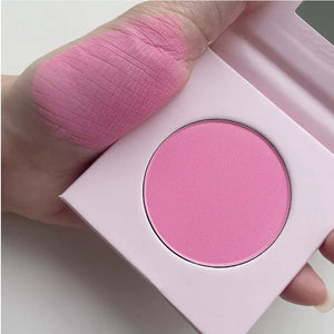 PRIVATE LABEL, 100pcs Wholesale Luxury PREMIUM Quality Vegan, Cruelty Free Custom Cute Pink Square Inner Round Pressed Powder High Pigmented Single Blush/ Contour Bronzer Palette 20 Shades