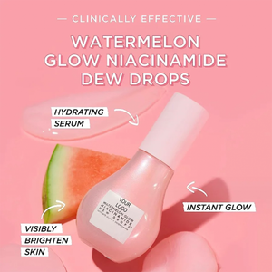 PRIVATE LABEL, Wholesale Luxury PREMIUM Quality Pre-Filled 200 Pcs Watermelon Glow Niacinamide Dew Drops, Hyperpigmentation Treatment, Hydrating Hyaluronic Acid and Vitamin E Serum