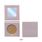 PRIVATE LABEL, 100pcs Wholesale Luxury PREMIUM Quality Vegan, Cruelty Free Custom Cute Pink Square Inner Round Pressed Powder High Pigmented Single Blush/ Contour Bronzer Palette 20 Shades