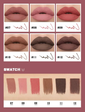 PRIVATE LABEL, 100pcs Wholesale Luxury PREMIUM Quality Vegan, Cruelty Free, 
Waterproof Long Lasting Lippie Lip Pencil Nude, Red Customizable Lip Liner. 12 Shades