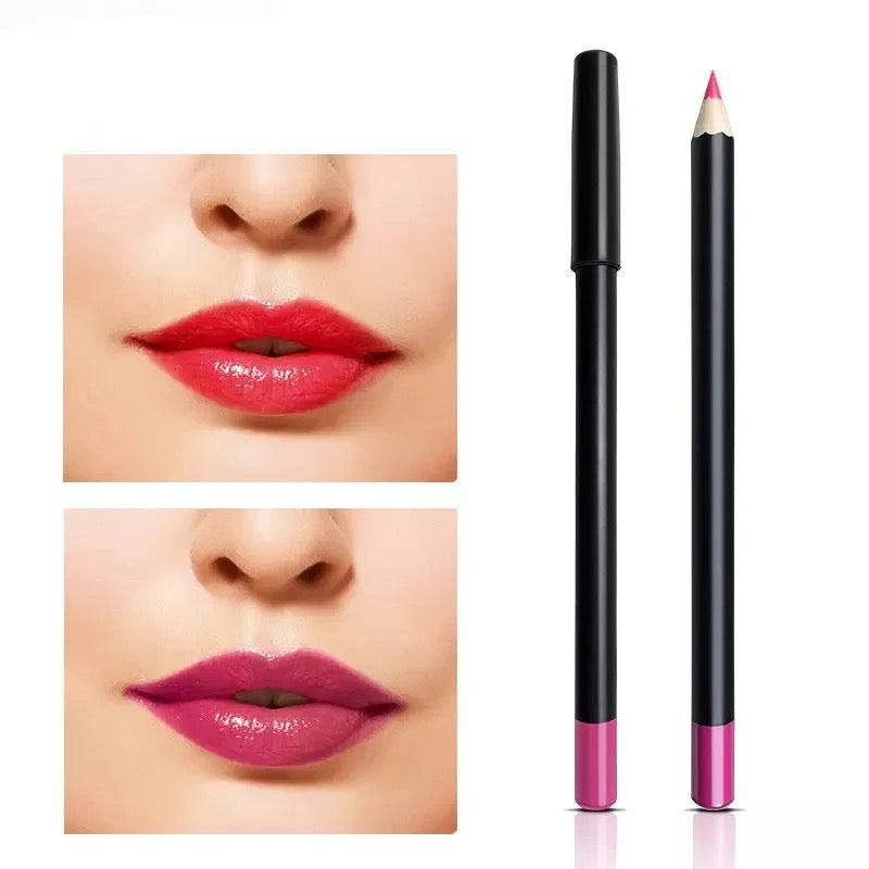 PRIVATE LABEL, 100pcs Wholesale Luxury PREMIUM Quality Vegan, Cruelty Free 
Custom your Logo Long Lasting Lipliner Pencil Matte High Quality Wood Lip Liner 21 Shades