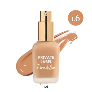 PRIVATE LABEL, Wholesale Luxury PREMIUM Quality Vegan, Cruelty Free Custom Ultra Luxury Waterproof Matte Finish Full Coverage Liquid Foundation with Hyaluronic Acid