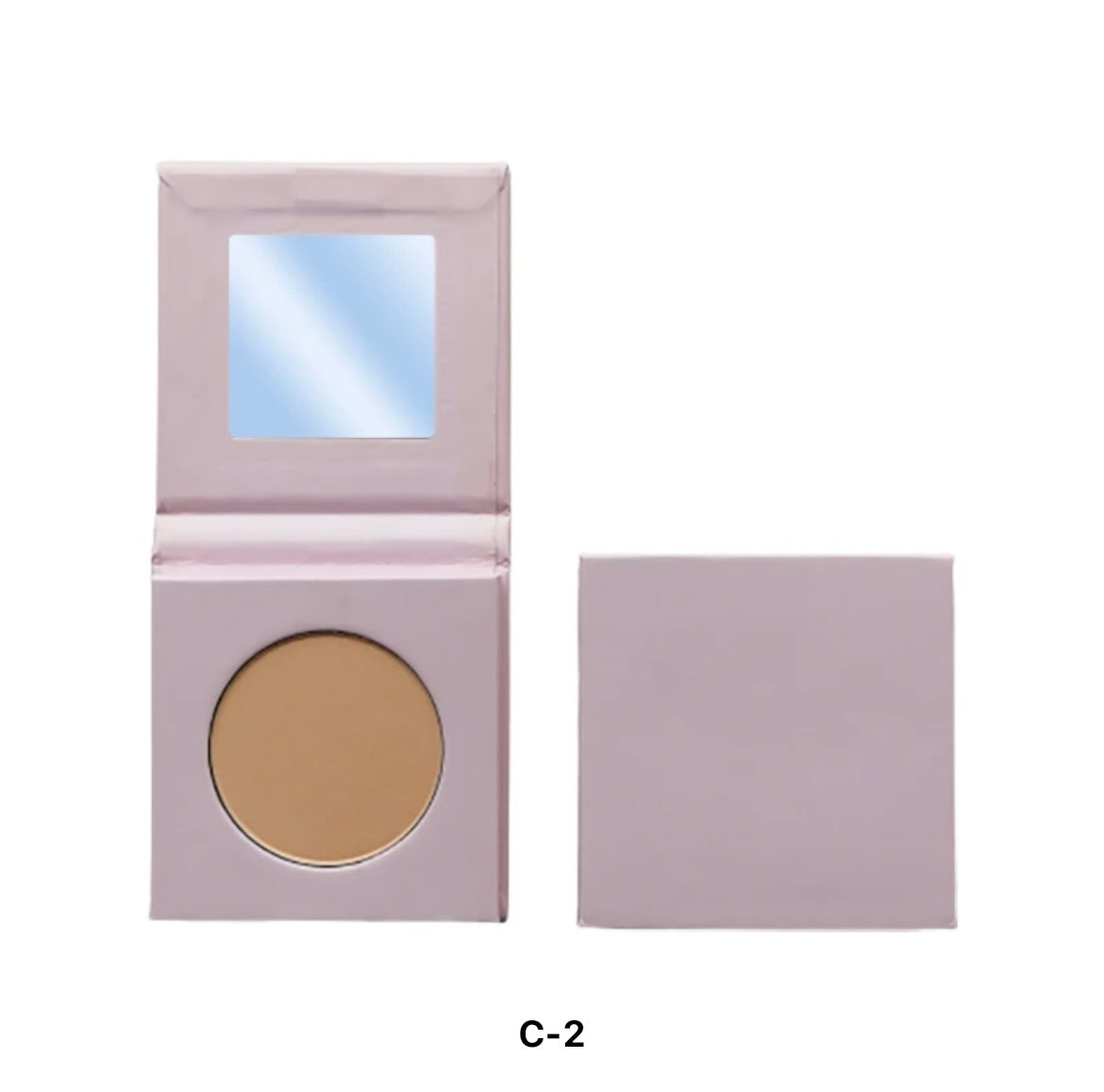 PRIVATE LABEL, 100pcs Wholesale Luxury PREMIUM Quality Vegan, Cruelty Free Custom Cute Pink Square Inner Round Pressed Powder High Pigmented Single Blush/ Contour Bronzer Palette 20 Shades