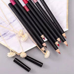 PRIVATE LABEL, 100pcs Wholesale Luxury PREMIUM Quality Vegan, Cruelty Free 
Custom your Logo Long Lasting Lipliner Pencil Matte High Quality Wood Lip Liner 21 Shades